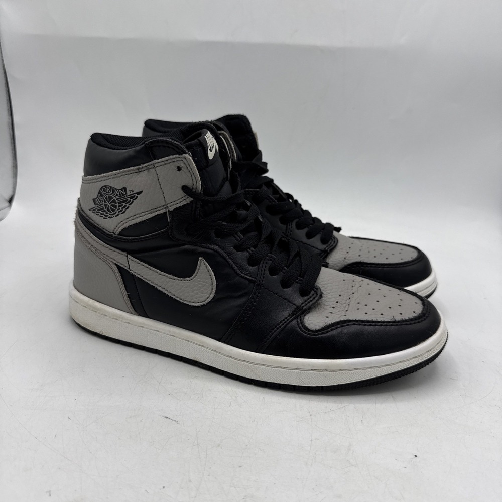Nike Air Jordan 1 Retro High OG Shadow 2018‎ Mens 7 Black Gray 555088-013